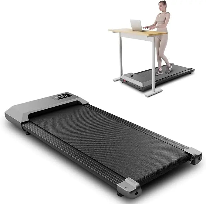 Superun 2-in-1 Home/Office 2.5 HP Walking Treadmill,mini Treadmills for Small Spaces with APP & Remote Control