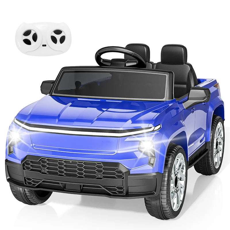 24V Licensed Chevrolet Silverado Electric Car for Kids, Ride-On Truck with Parent Remote Control, Soft Start, 3 Speeds, Music Player, Seat Belts
