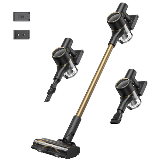 Dreame CleanX W10 Cordless Stick Vacuum, 120AW Strong Suction, 5 Layer Filtration, Celeste LED Illumination, Hard Floor & Carpet Cleaning, 60 Min Battery Life, LED Screen, Versatile Attachments