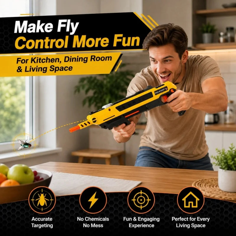2026 Upgraded Bug A Salt Gun 3.0 Salt Shotgun Fly Mosquito Killer Adult Insect Toy Pest Control Salt Shooter New Model Powerful