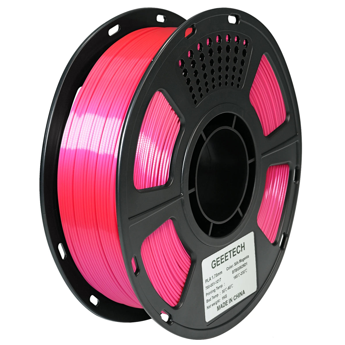 GEEETECH 3D Silk PLA Filament 1kg 1.75mm Spool Wire for 3D Printer Material, Safety, Vacuum Packaging Suitable For Bambu Lab