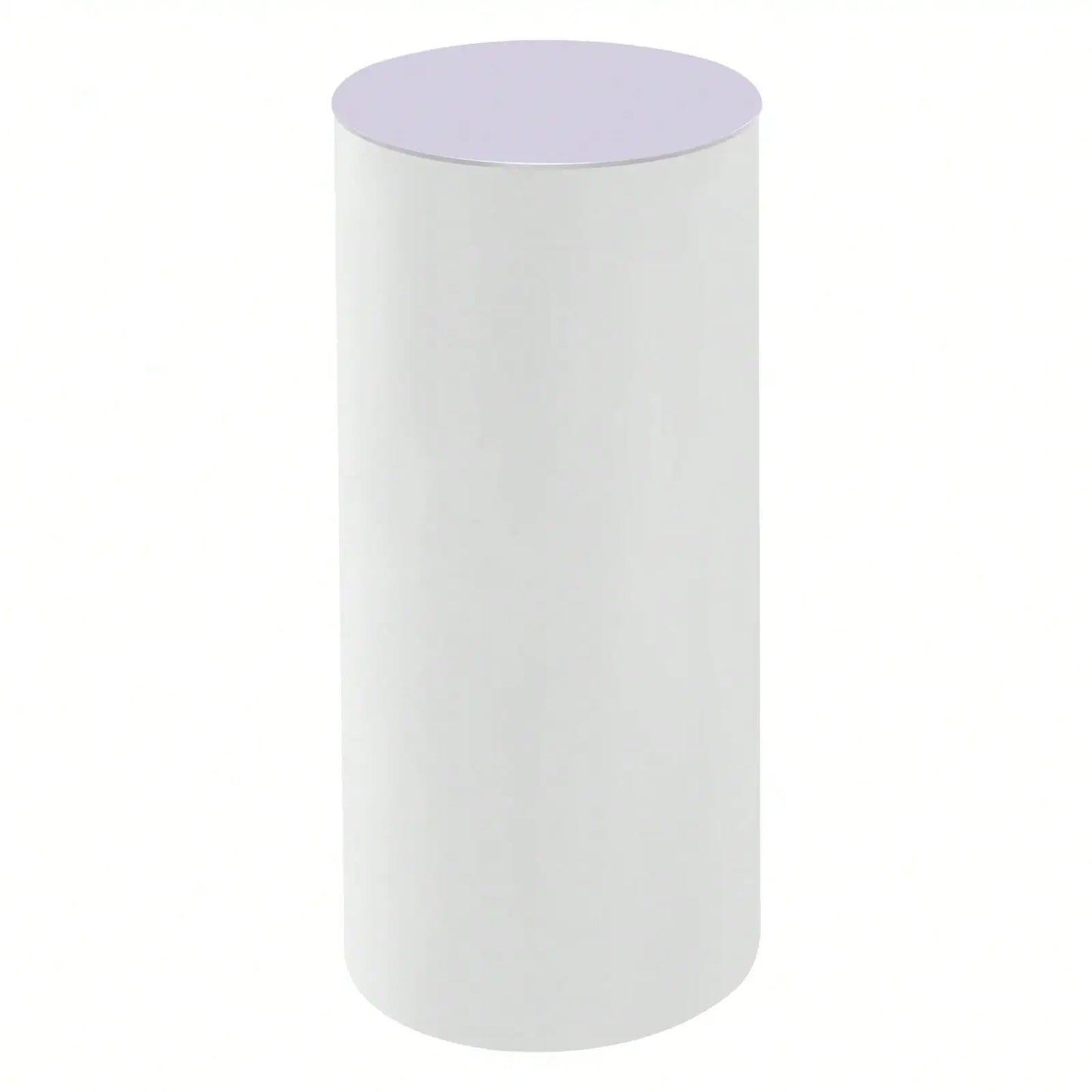 3Pcs White Cylinder Pedestal Stands Round Cylinder Pedestal Display Plinth Pillars For Wedding Party Decor