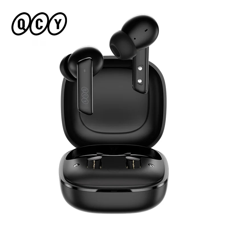 QCY HT05 MeloBuds ANC Wireless Bluetooth 5.2 Earphones 40dB Active Noise Cancellation Headset In-Ear Mics Handfree Phone Earbuds