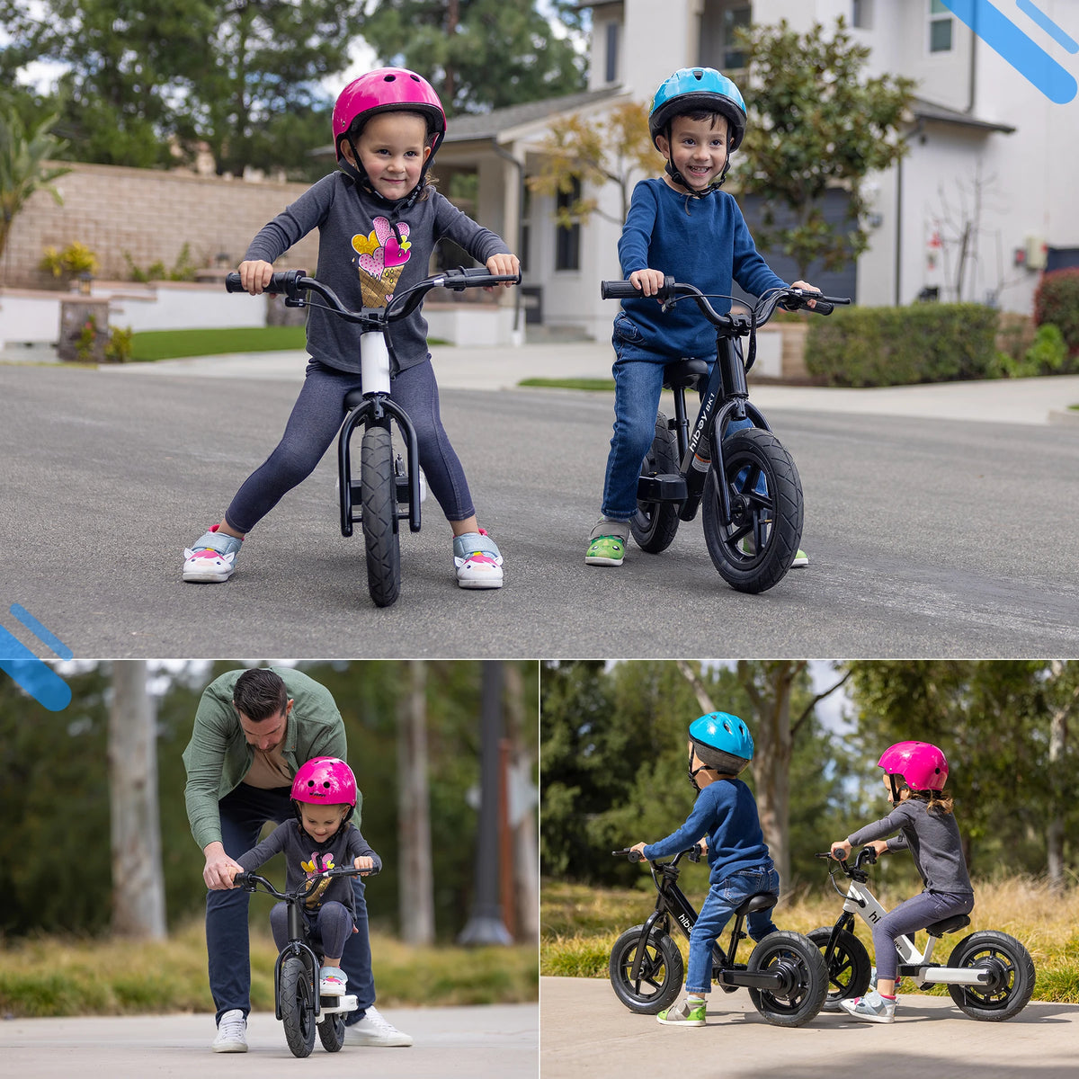 Hiboy BK1 Kids Electric Balance Bike 12 Inch Tire, 5.6/9mph Speed, Adjustable Seat, 4.9 Miles Range for Ages 3-5, Perfect Gift for Boys & Girls