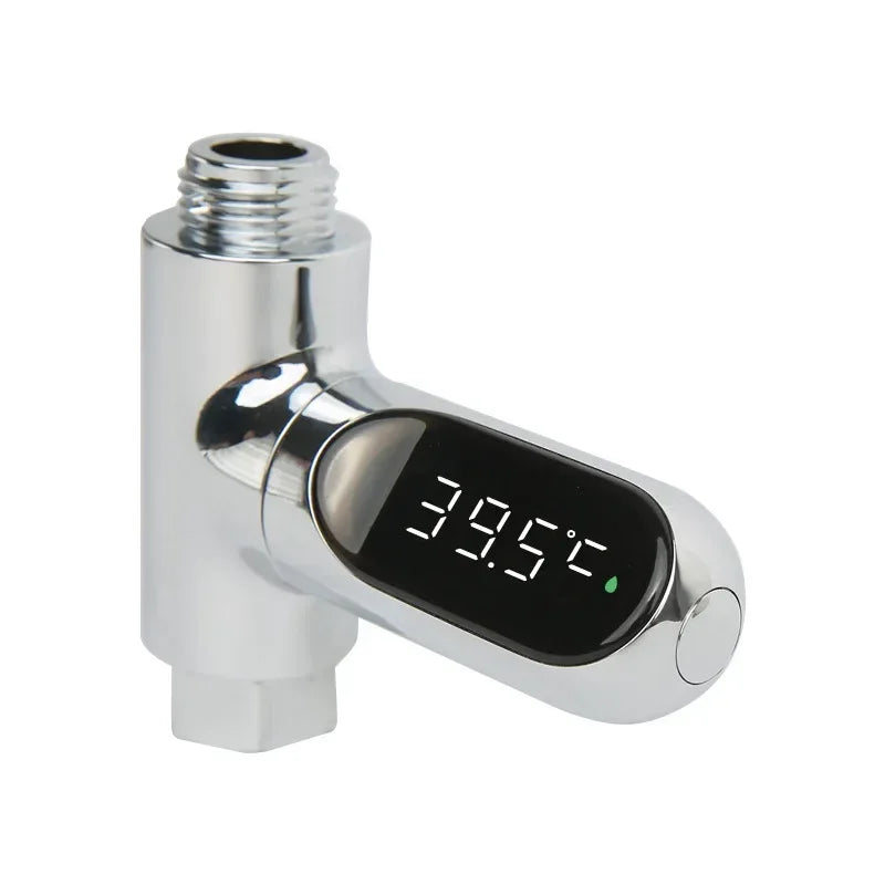 Youpin LED Display Home Water Shower Thermometer Flow Water Self-Generating Temperture Meter Monitor for Baby Care