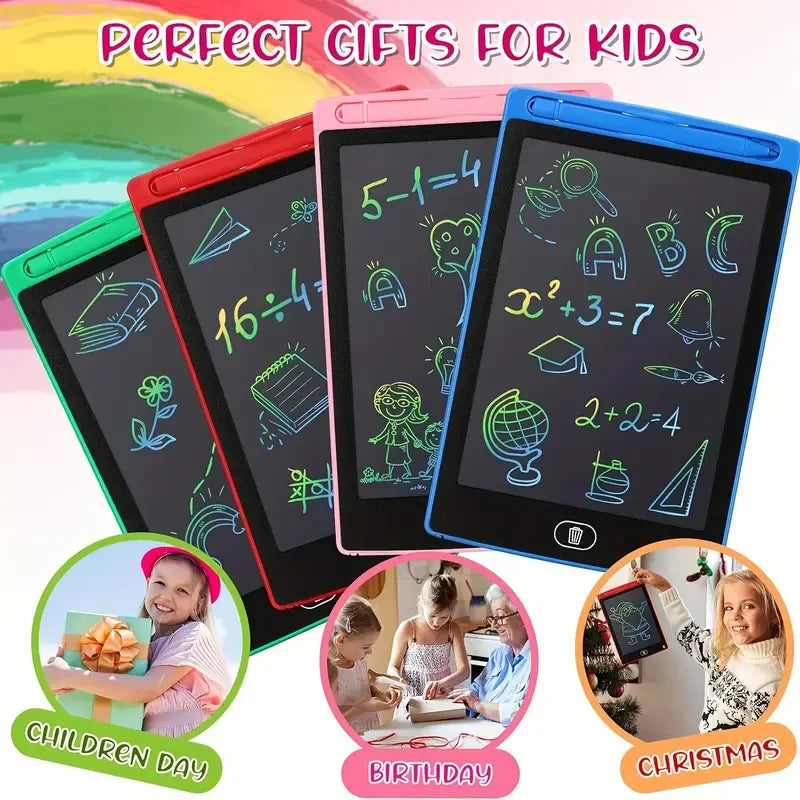 LCD Writing Tablet for Kids, 8.5 Inch Colorful Doodle Board Drawing Tablet, Educational Learning Toys Birthday Gifts for Boys Girls, Christmas Gift