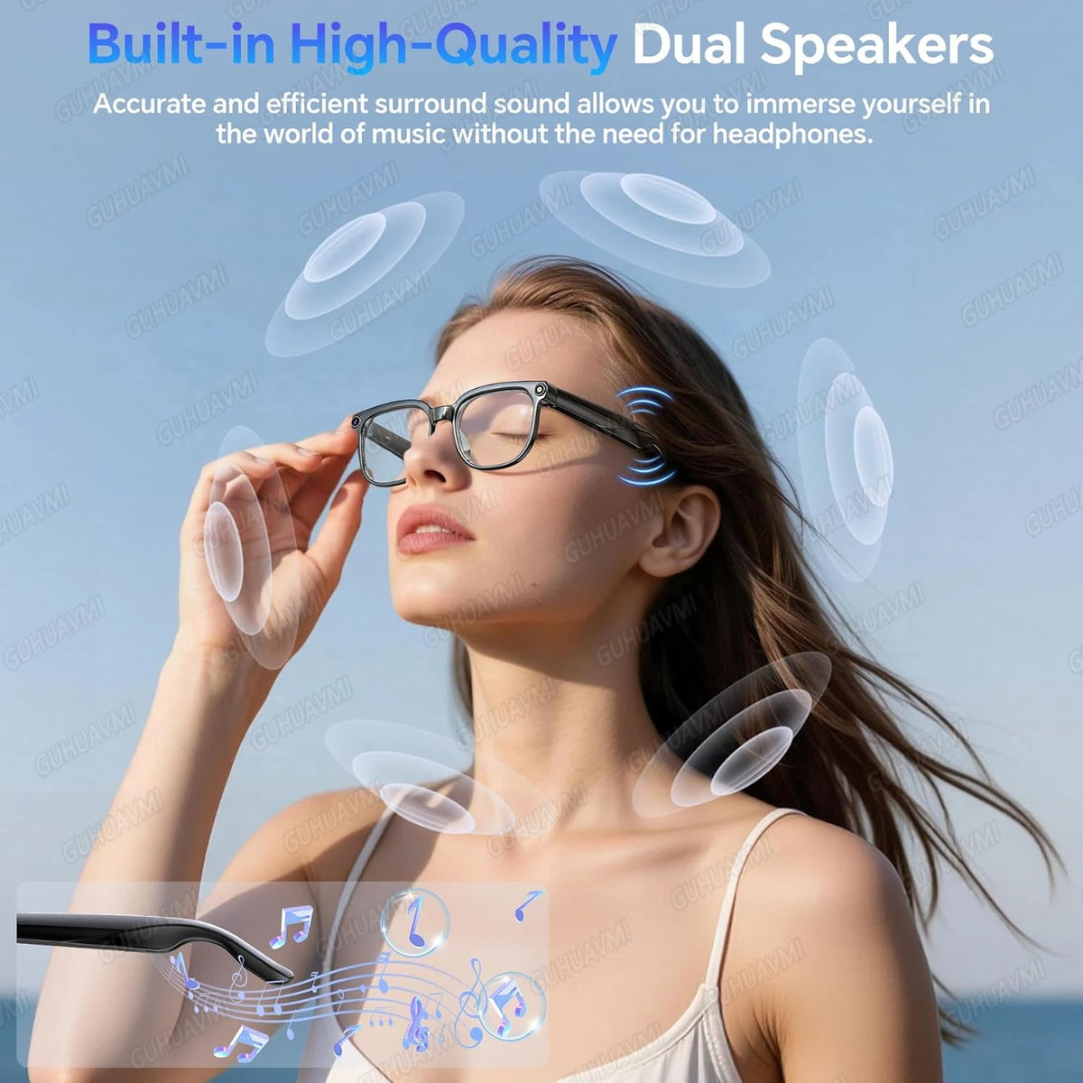 2026 New Smart AI Glasses 8MP Pixel 4k HD Camera Anti-shake Video Record ChatGP WIFI Translation Call Waterproof Sunglasses Men