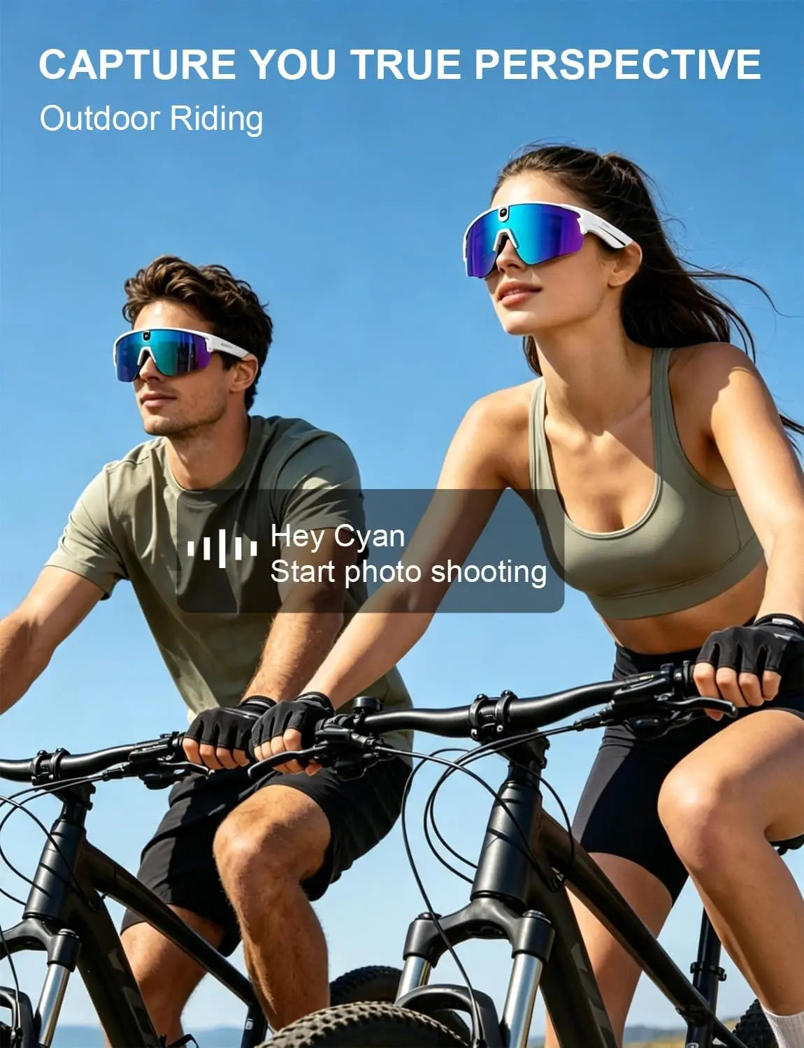 2026 4K 8MP AI Smart Glasses Sport Cycling Sunglasses Camera HD Video Photo Recording Live Translation IP66 for Hiking Running