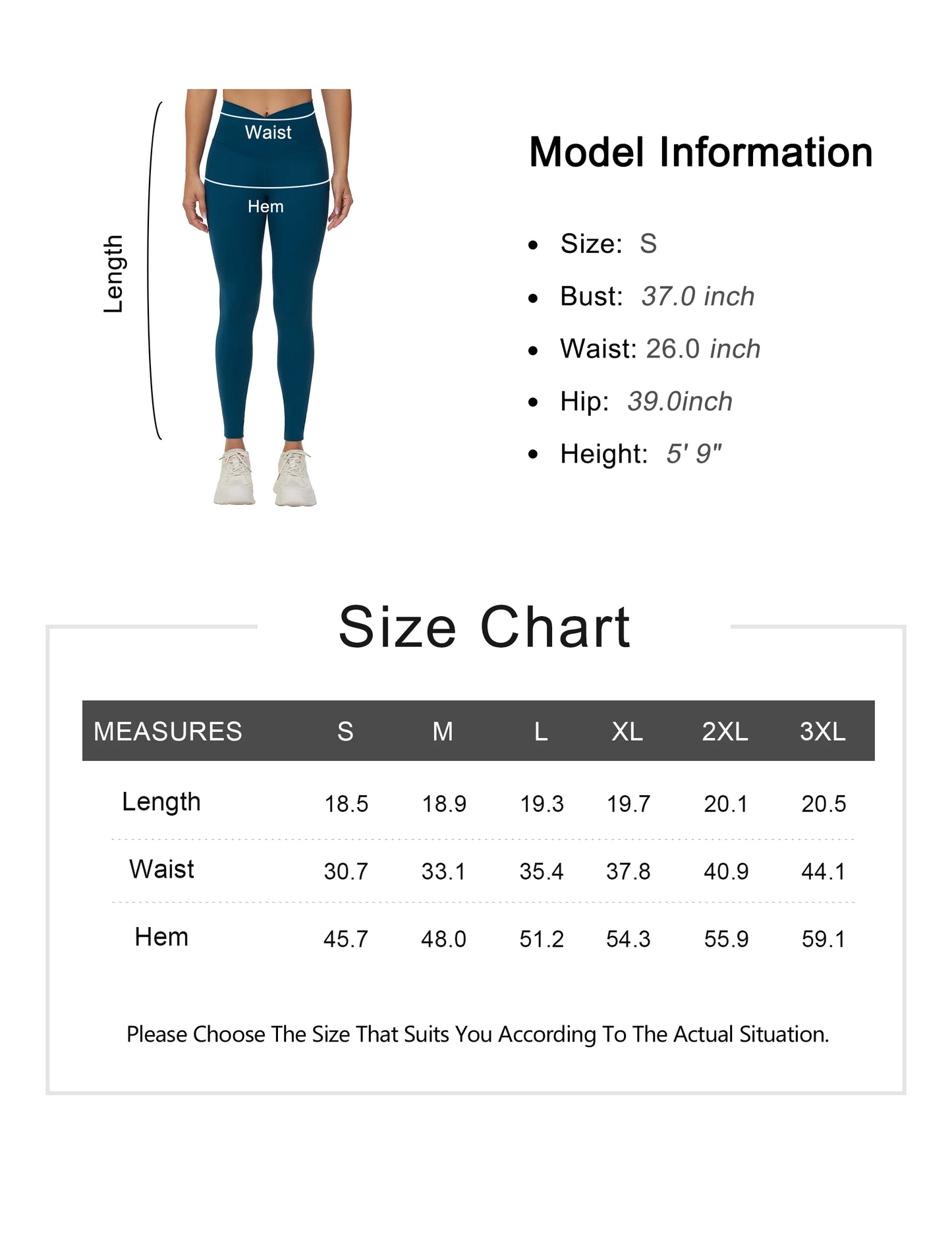 THE GYM PEOPLE Women's Cross Waist Workout Leggings Tummy Control High Waisted Athletic Yoga Pants with Pockets