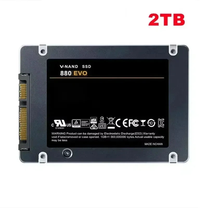 2026 Original 880 EVO Internal SSD 2TB 4TB Solid State Drive SATA 3.0 MLC 2.5 Inch for Laptop Desktop PC PS4 PS5 - New Hard Disk