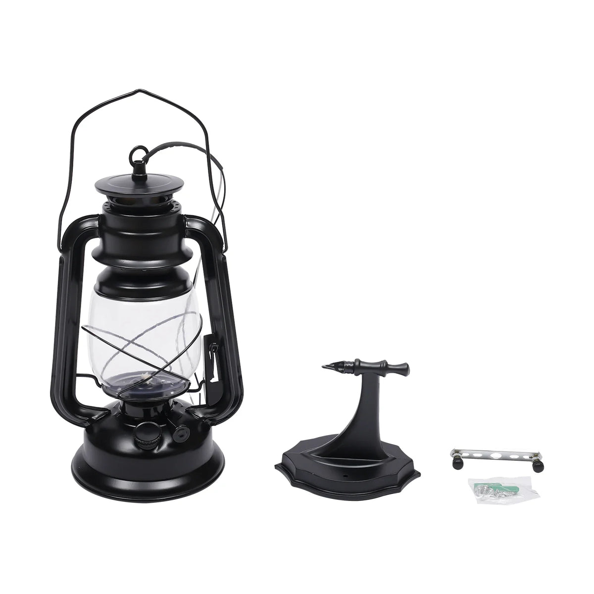 NEWEST Rustic Wall Sconce Lantern Light,Vintage Wall Lamp,  Indoor Old Fashioned Lantern for Hallway Farmhouse Loft Black