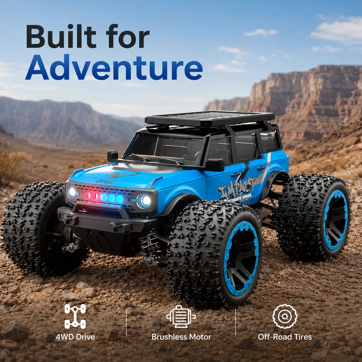 ZNLYRION SG201MAX PRO1:20 4WD RC Car 40KM/H Brushed or 55KM/H Brushless Full Proportional Remote Control Truck with LED Lights Independent Suspension Metal Drive Shaft