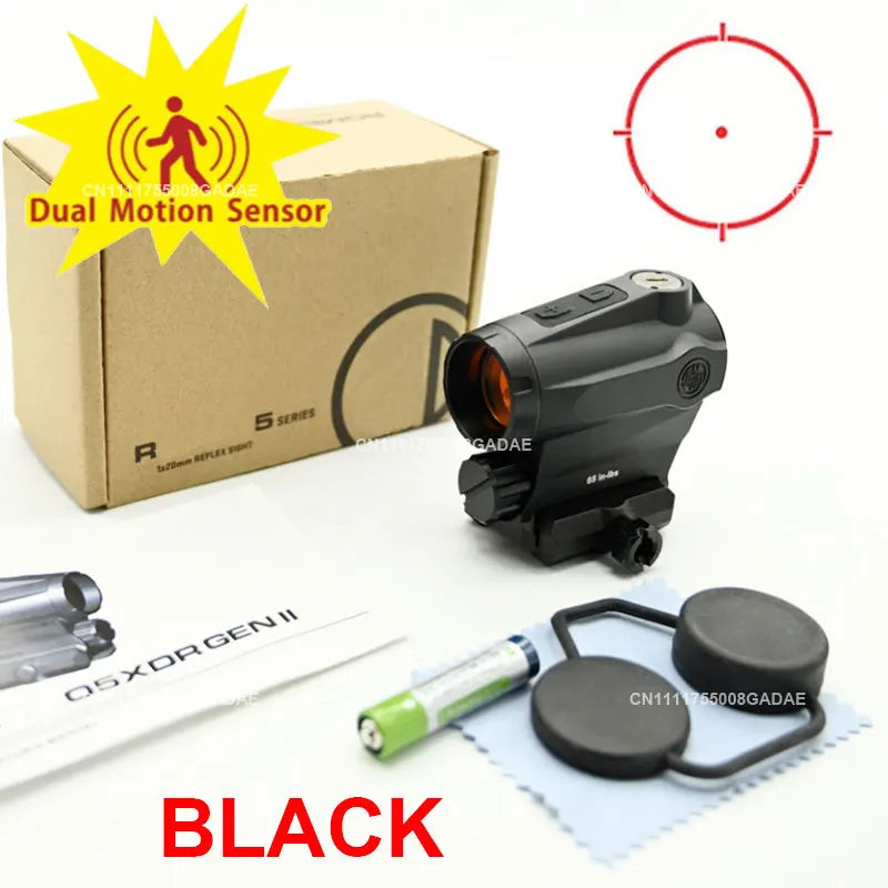 R5XDR GEN II + JULIET5 5X Combo Kit JULIET3 3X Magnifier Rifle Holographic Red Dot Sightscope Flip to Side 20mm Picatinny Mount