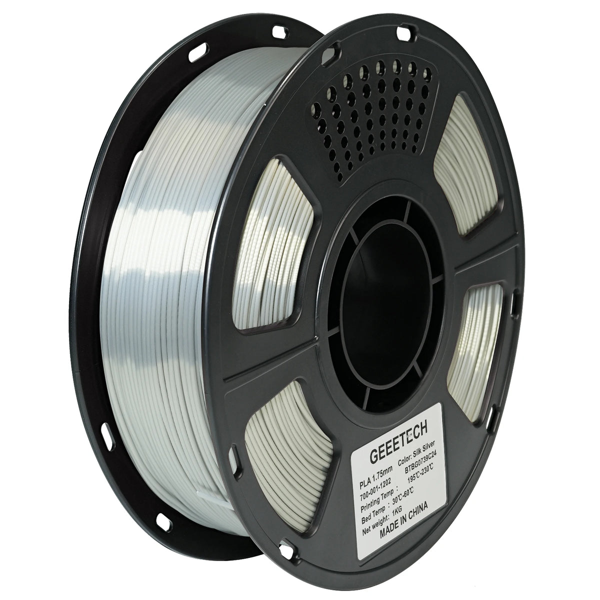 GEEETECH 3D Silk PLA Filament 1kg 1.75mm Spool Wire for 3D Printer Material, Safety, Vacuum Packaging Suitable For Bambu Lab