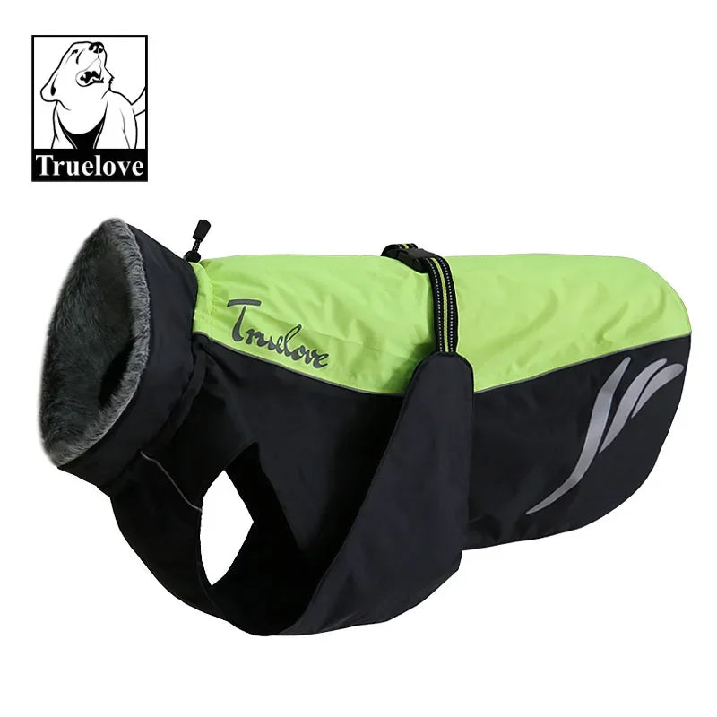 Truelove Waterproof Dog Winter Coat Vest Outdoor Reflective Walking Warm Pet Jacket Clothes for Large Small Dogs TLG2371