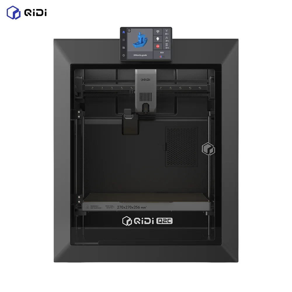 QIDI Q2C 3D Printer 600mm/s High Speed CoreXY 370°C FDM Printer 270×270×256mm + 1KG Free Filament