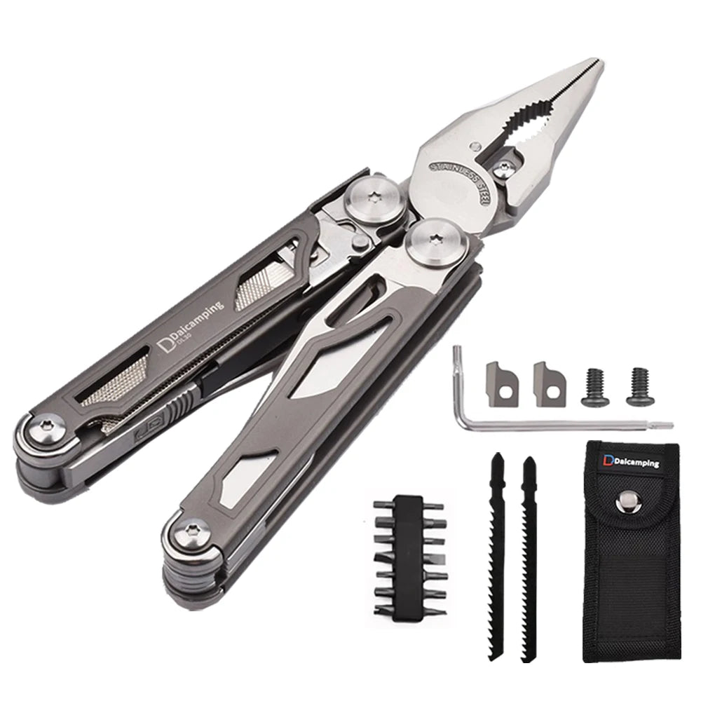Daicamping DL301 DL30 DL1 Diy Multi Tool Folding  Knife Multi-tool Clamp EDC Manual Hand Tools Multifunctional Plier Multitools