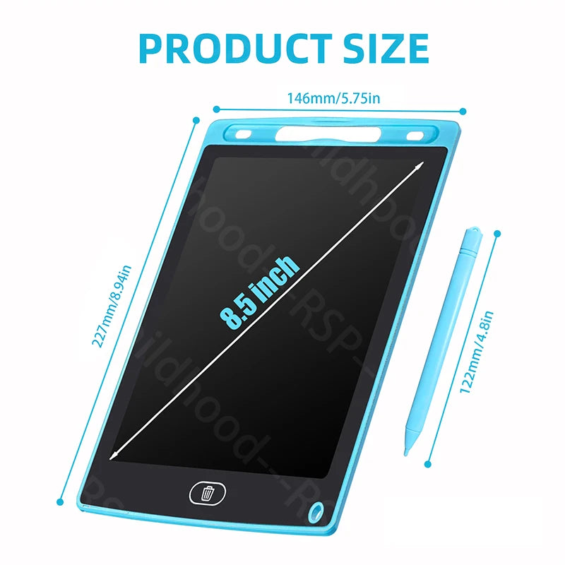 LCD Writing Tablet for Kids, 8.5 Inch Colorful Doodle Board Drawing Tablet, Educational Learning Toys Birthday Gifts for Boys Girls, Christmas Gift