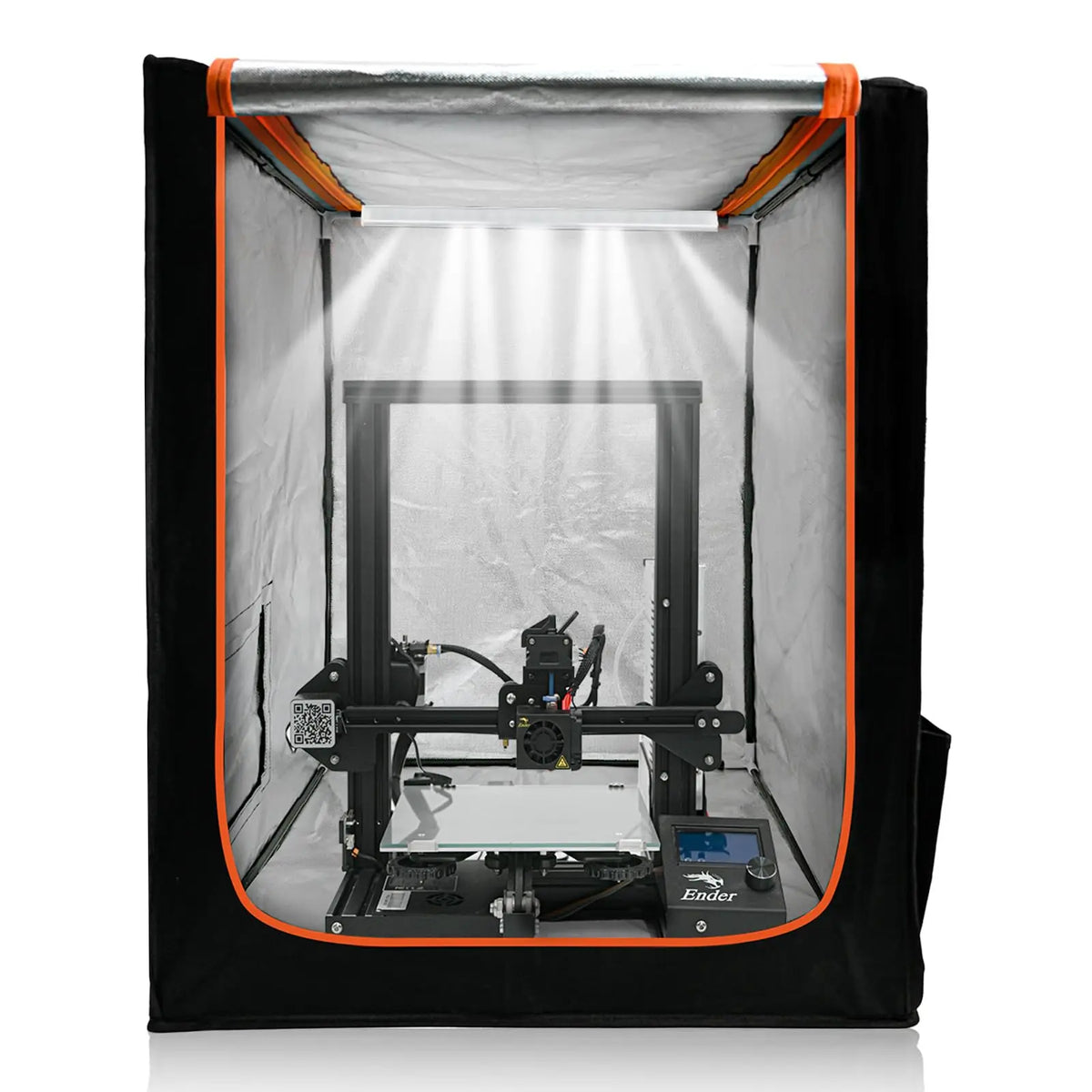 CREALITY Yoopai 3D Printer Enclosure with LED Lighting Fireproof Dustproof Constant Temperature 35.4×27.5×29.5' Large Size Ender