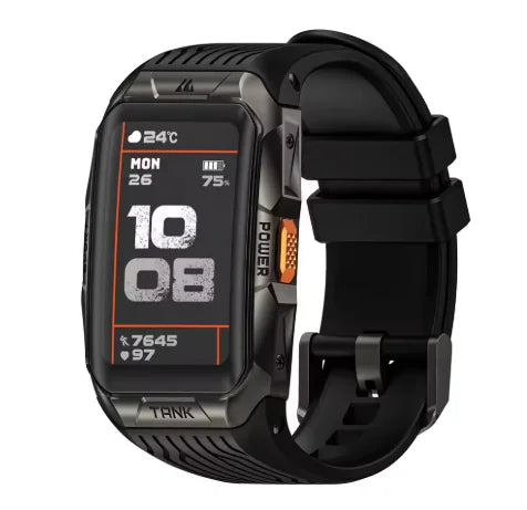 2025 KOSPET TANK X2 Rugged Smart Watch For Men 3D Curved Screen AMOLED AOD 5ATM IP69K Waterproof Bluetooth Call AI Assistant