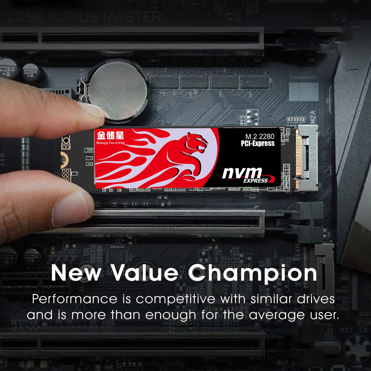 Kingchuxing SSD NVMe M.2 Hard Drive SSD 1TB M.2 NVMe SSD 512GB PCIe 3.0 Internal for Laptop Desktop SSD41504