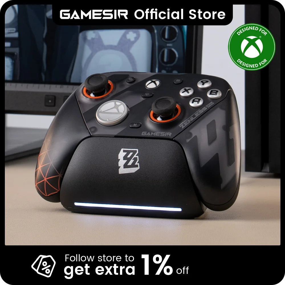 GameSir G7 Pro Zenless Zone Zero Wireless Xbox Controller – Charging Dock, TMR Joytick, Hall Effect Trigger, Swappable Faceplate