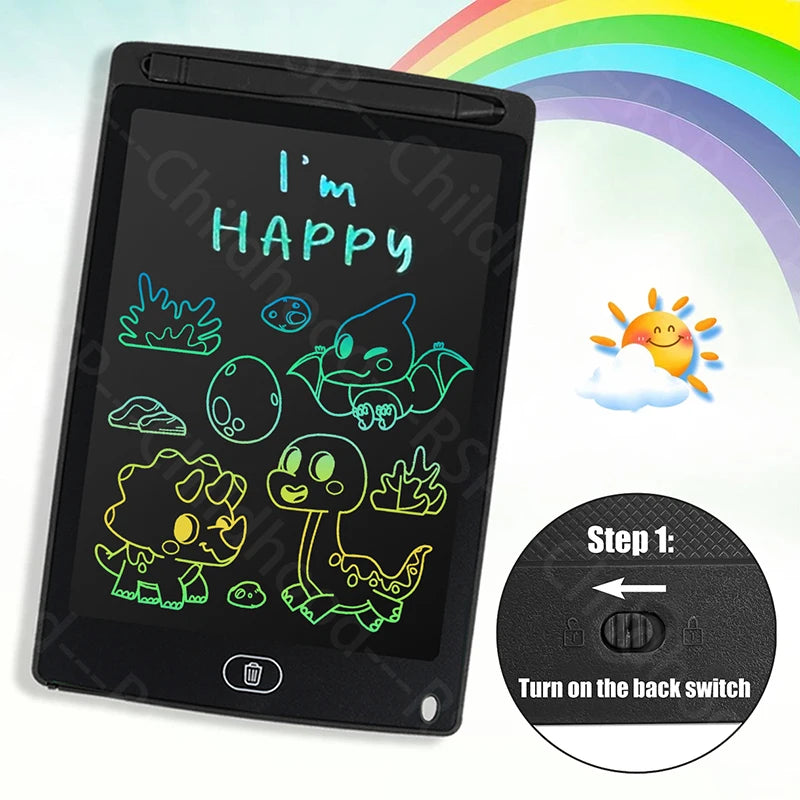 LCD Writing Tablet for Kids, 8.5 Inch Colorful Doodle Board Drawing Tablet, Educational Learning Toys Birthday Gifts for Boys Girls, Christmas Gift