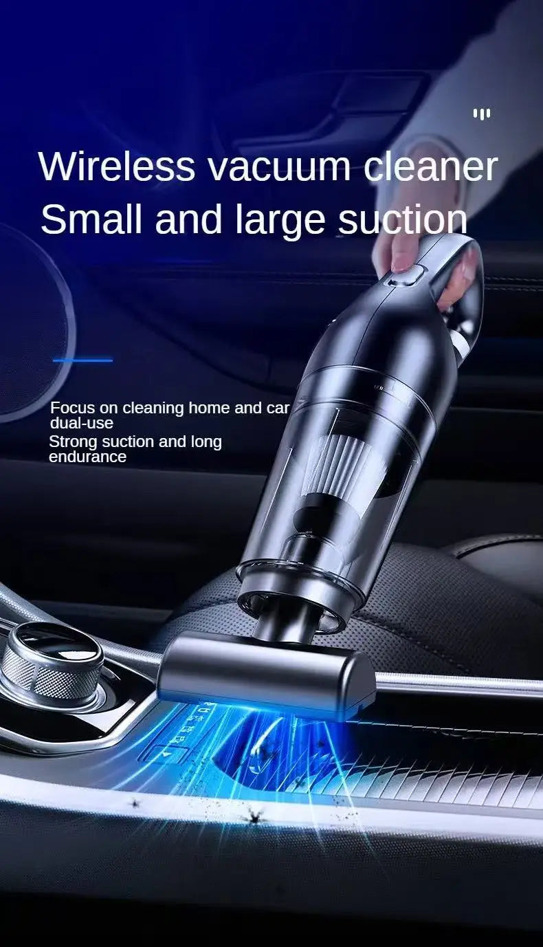 Vacuum Cleaner Mini Portable Wireless Hand Held Cleaner Powerful Cleaning Machine Car Home Appliance For Dust Pet Hair USB Charg
