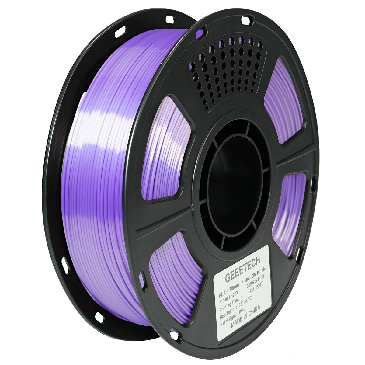 GEEETECH 3D Silk PLA Filament 1kg 1.75mm Spool Wire for 3D Printer Material, Safety, Vacuum Packaging Suitable For Bambu Lab