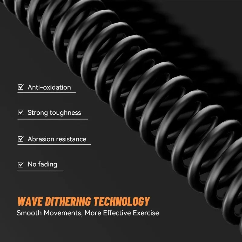 Wireless Swing Combat Rope, 2Pcs Set – Arm Strength & Muscle Fitness Trainer, Low-Impact Aerobic Workout Equipment for Home Gym