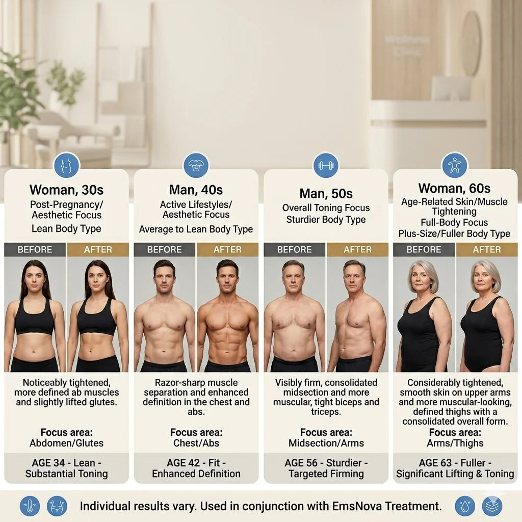 Mecavie RF Body Contouring Machine Cellulite Reduction Weight Loss EMSNova Upgrade Professional Home Electric Muscle Stimulator