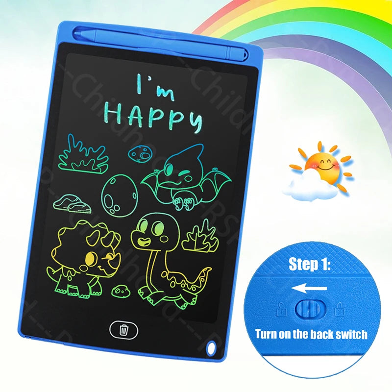 LCD Writing Tablet for Kids, 8.5 Inch Colorful Doodle Board Drawing Tablet, Educational Learning Toys Birthday Gifts for Boys Girls, Christmas Gift