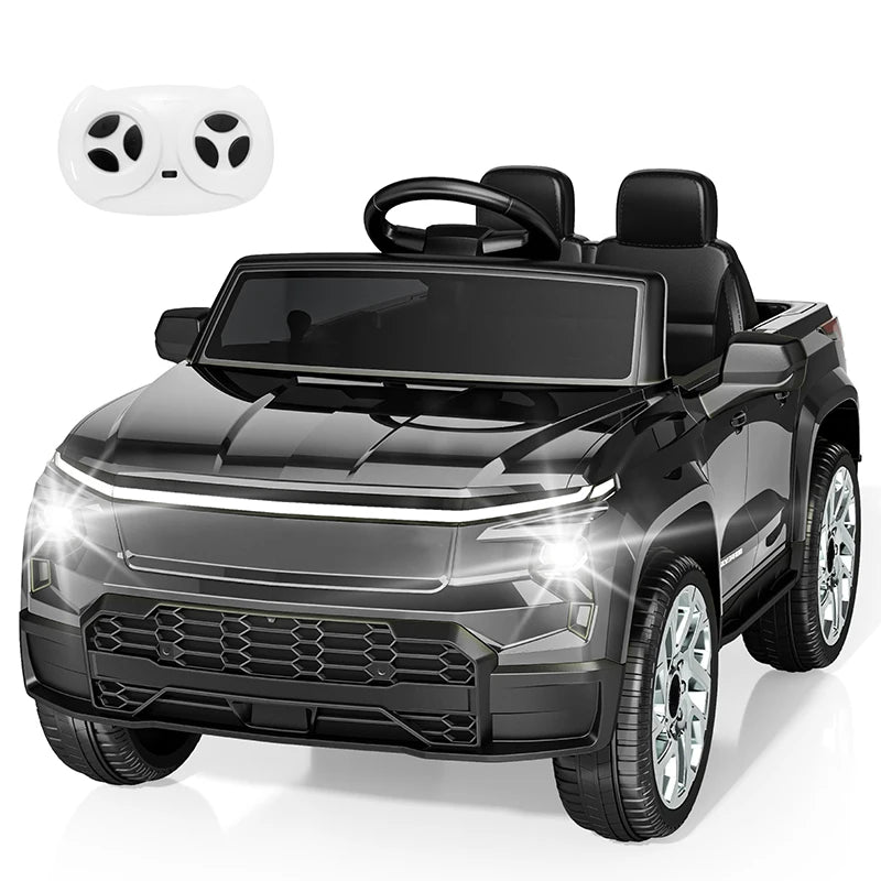24V Licensed Chevrolet Silverado Electric Car for Kids, Ride-On Truck with Parent Remote Control, Soft Start, 3 Speeds, Music Player, Seat Belts