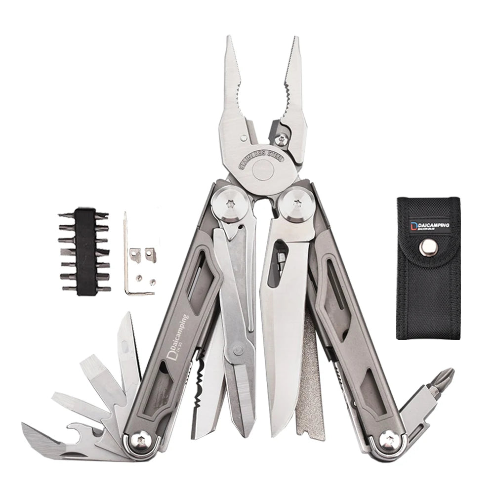 Daicamping DL301 DL30 DL1 Diy Multi Tool Folding  Knife Multi-tool Clamp EDC Manual Hand Tools Multifunctional Plier Multitools