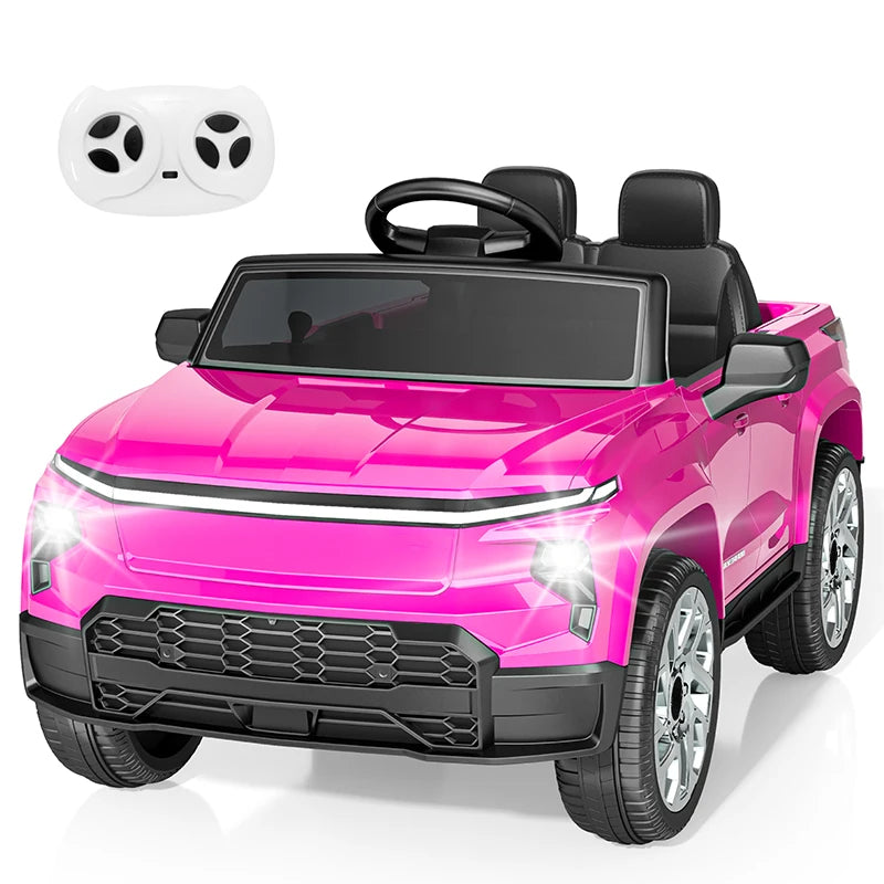 24V Licensed Chevrolet Silverado Electric Car for Kids, Ride-On Truck with Parent Remote Control, Soft Start, 3 Speeds, Music Player, Seat Belts