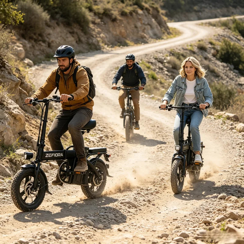 Adult Electric Bike for Household Daily Use, UL2849 Safety Certified, Adjustable Seat & Front Brake, Factory Original, US Warehouse Shipping