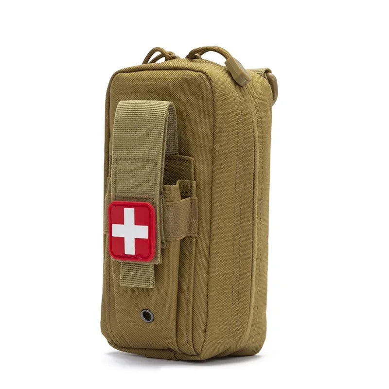 First Aid Kit Tourniquet Medical Rescue EDC Pouch Gauze Scissors Molle Survival Tool For  Camping Hiking