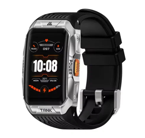 2025 KOSPET TANK X2 Rugged Smart Watch For Men 3D Curved Screen AMOLED AOD 5ATM IP69K Waterproof Bluetooth Call AI Assistant