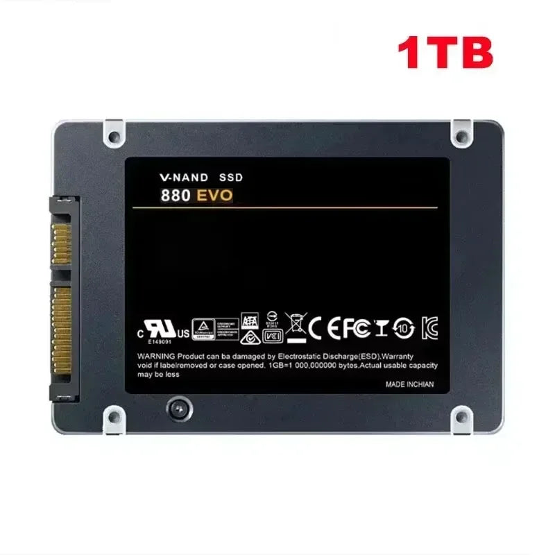 2026 Original 880 EVO Internal SSD 2TB 4TB Solid State Drive SATA 3.0 MLC 2.5 Inch for Laptop Desktop PC PS4 PS5 - New Hard Disk