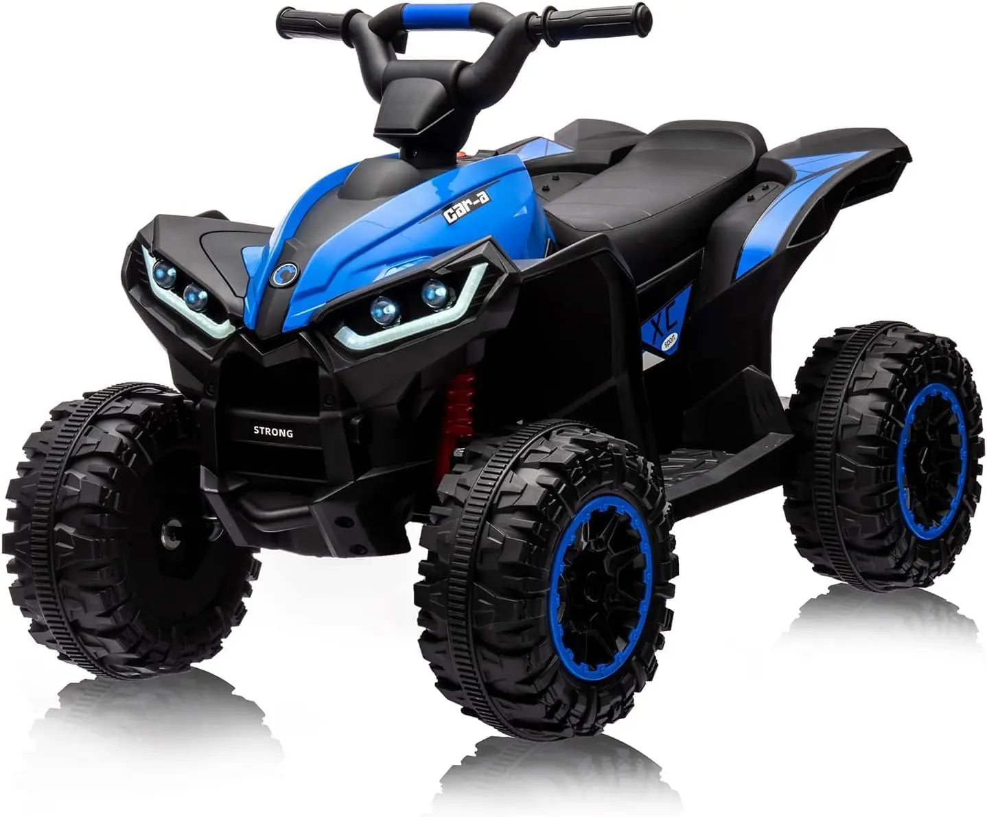 TWISTER.CK Pink 12V Electric Ride-On ATV for Kids – 4-Wheeler Quad with Remote Control, LED Lights, Music, High/Low Speed, USB, Battery Powered, for Toddlers Ages 3-8