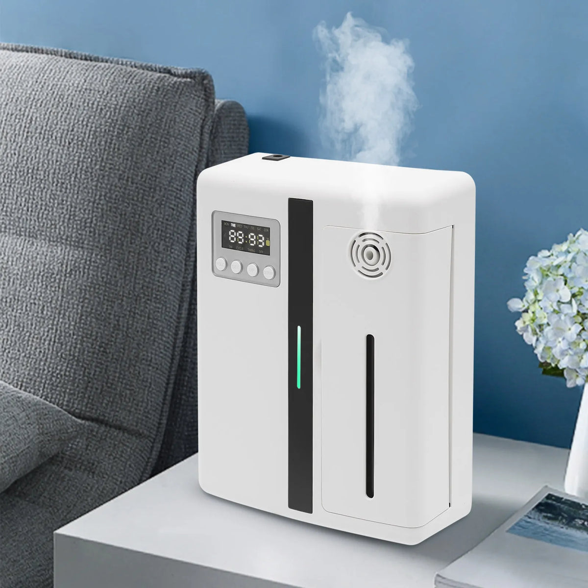 200ml Smart Scent Air Machine Wall-Mounted Fragrance Diffuser Smart Scent Diffuser for Living Room Bedroom Hotel, White