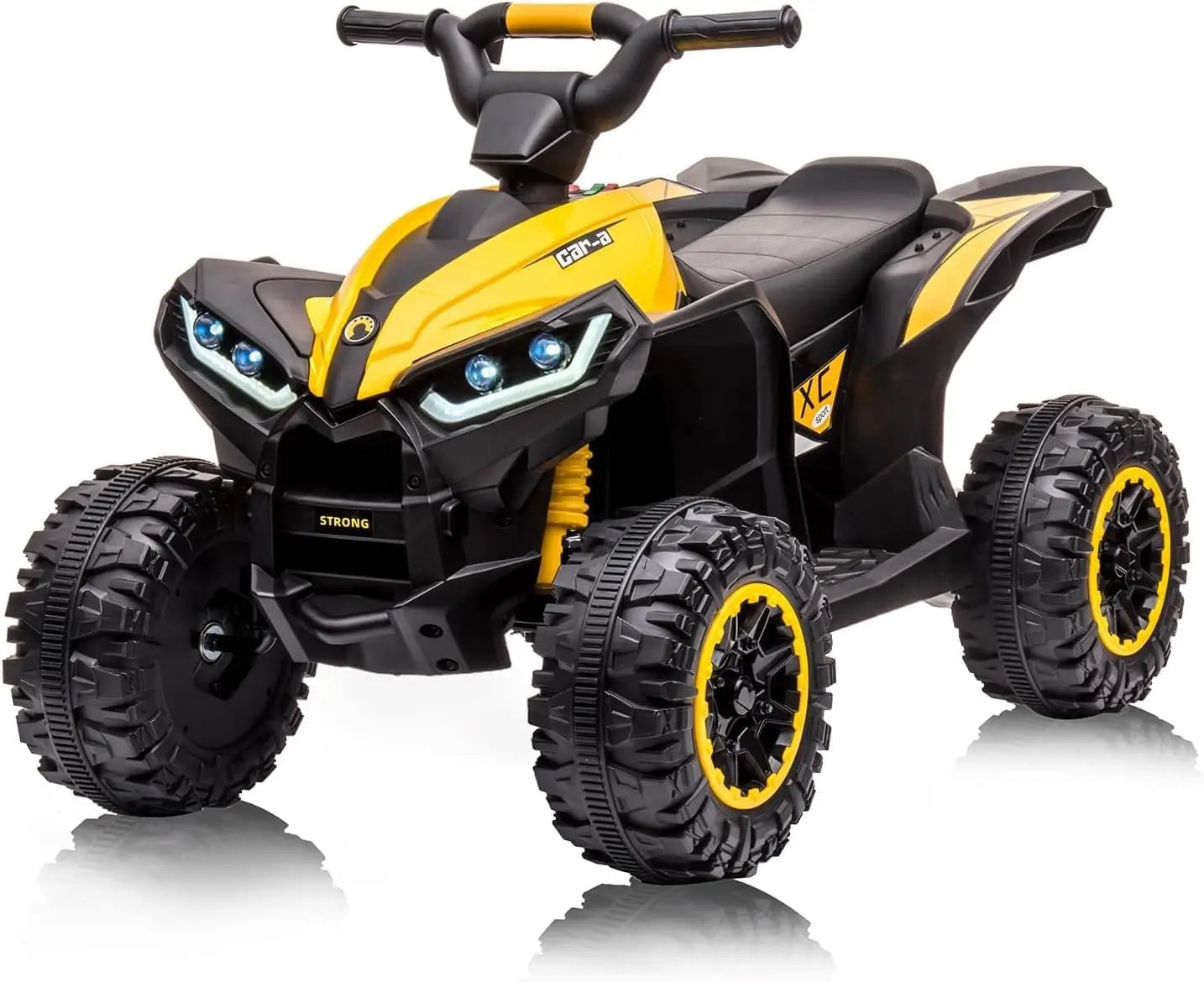 TWISTER.CK Pink 12V Electric Ride-On ATV for Kids – 4-Wheeler Quad with Remote Control, LED Lights, Music, High/Low Speed, USB, Battery Powered, for Toddlers Ages 3-8
