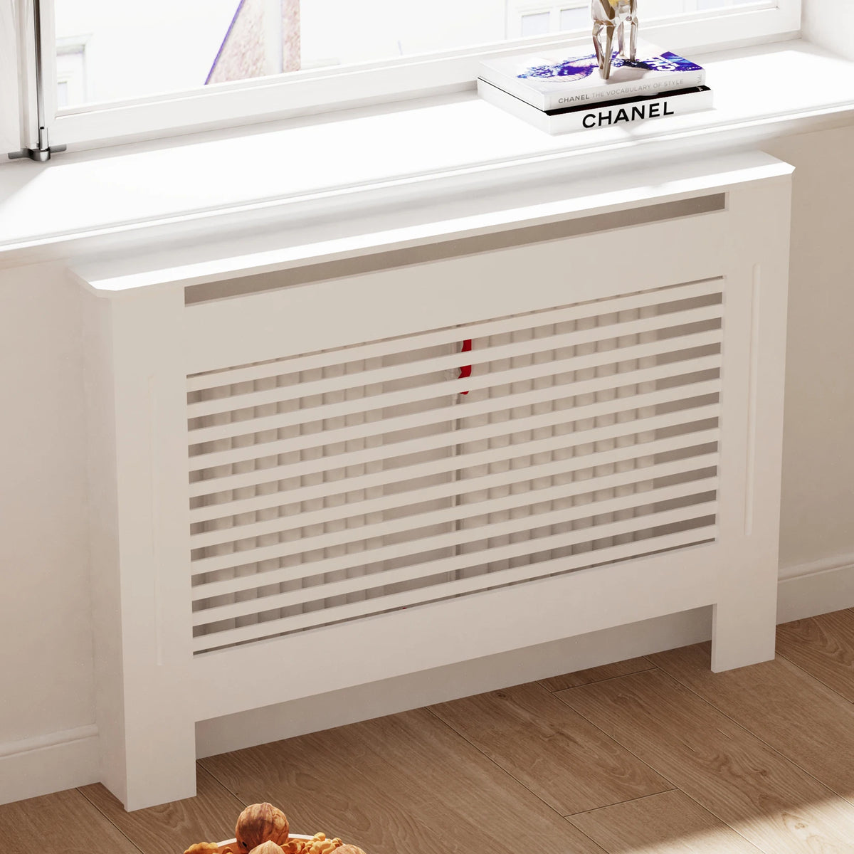 36.2 Inch Tall Large Radiator Cover Horizontal Vertical Cabinet Mdf Grill Shelf S/M/L/XL