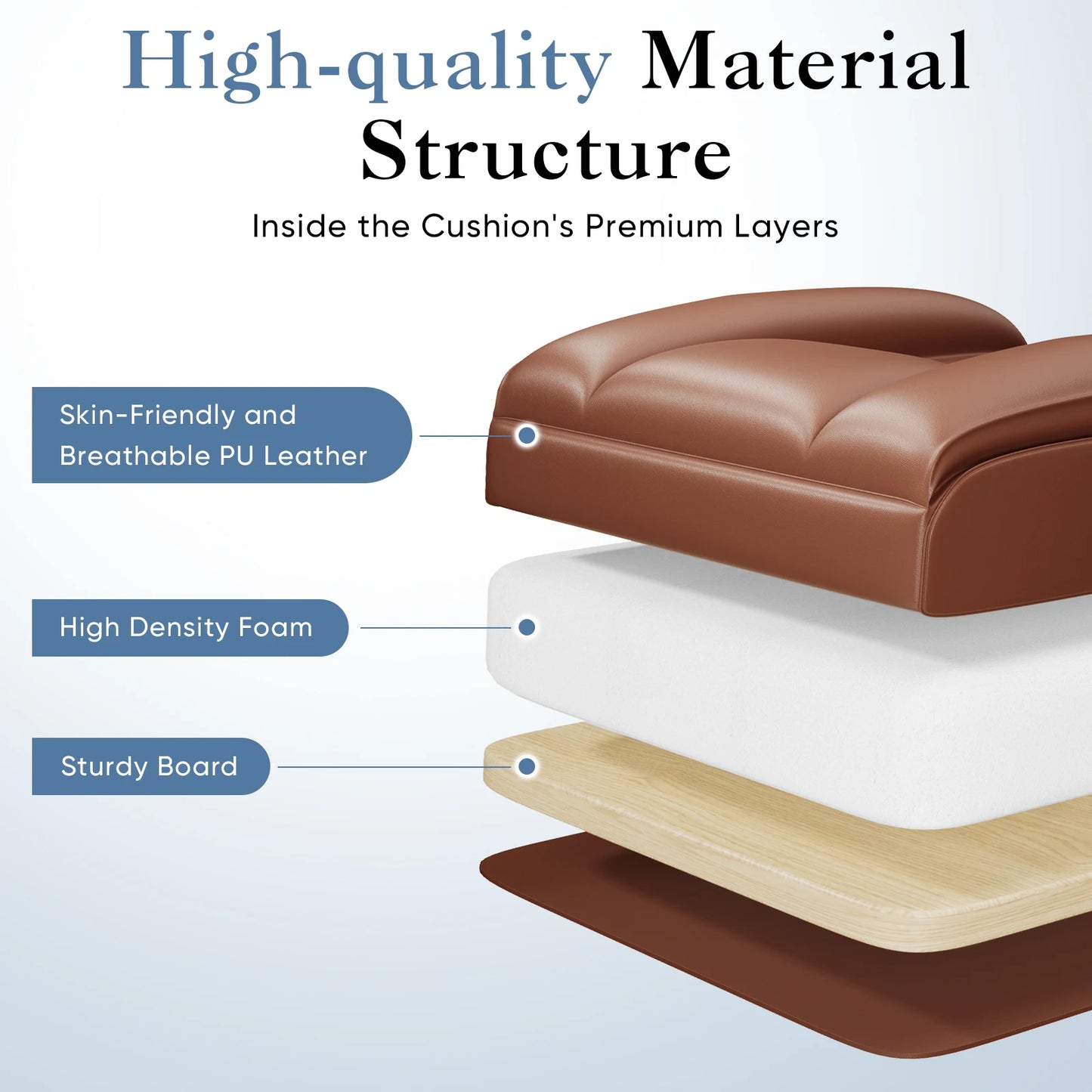 JHK Ergonomic Adjustable Armrests Gaming Computer Chair PU Leather Reclining Computer Chair with Pocket 350 LBS Office Chair with Footrest Height Adjustable Swivel Wide Seating for Home Office