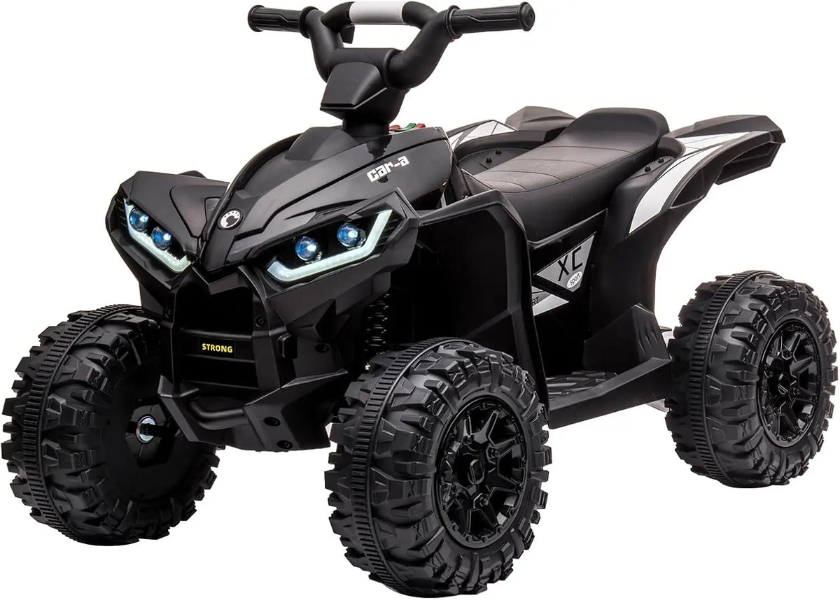 TWISTER.CK Pink 12V Electric Ride-On ATV for Kids – 4-Wheeler Quad with Remote Control, LED Lights, Music, High/Low Speed, USB, Battery Powered, for Toddlers Ages 3-8