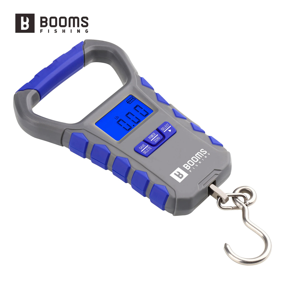 Booms Fishing XW50 LCD Digital Fish Scale Potrable Waterproof Weigh Scale 65lb/30kg Luggage Scale Charging Fishing Accessories
