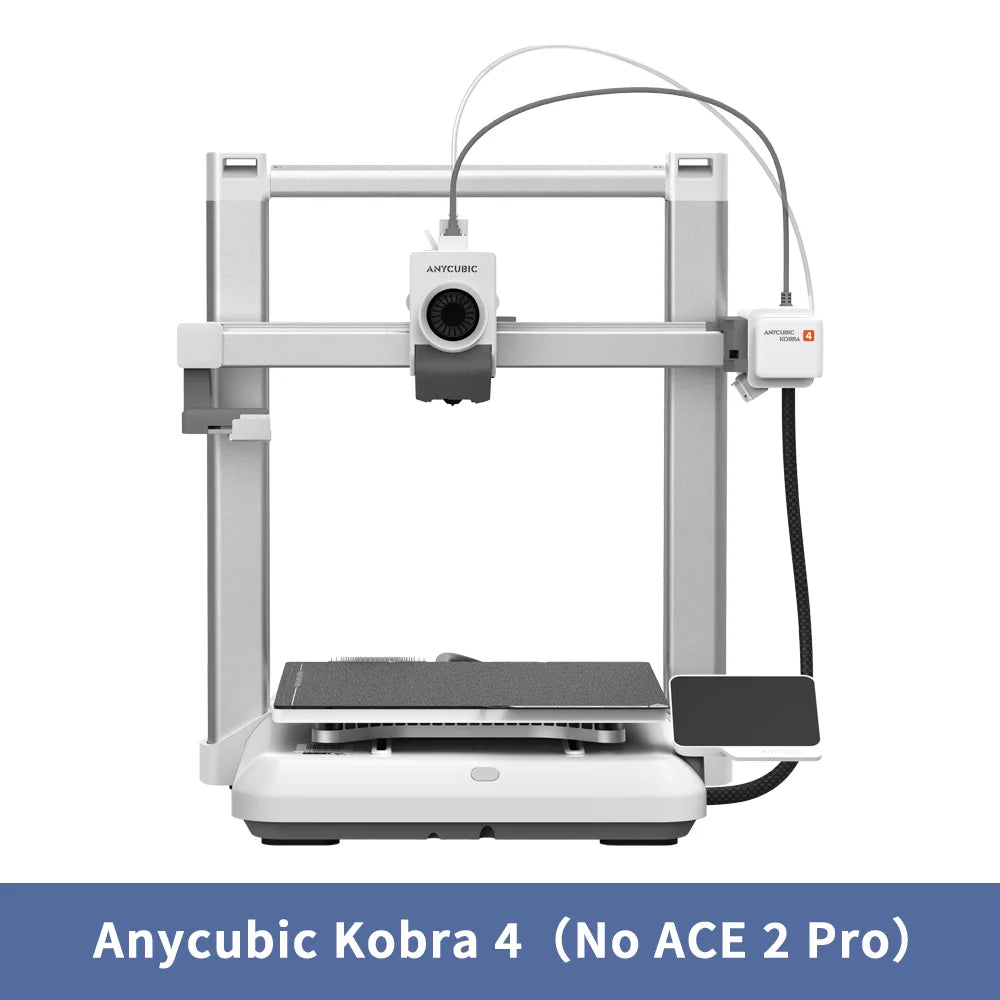 ANYCUBIC Kobra 4/Kobra 4 Combo FDM MultiColor Print in 1 to 8 Color 3D Printer With Max 600mm/s Printing Speed