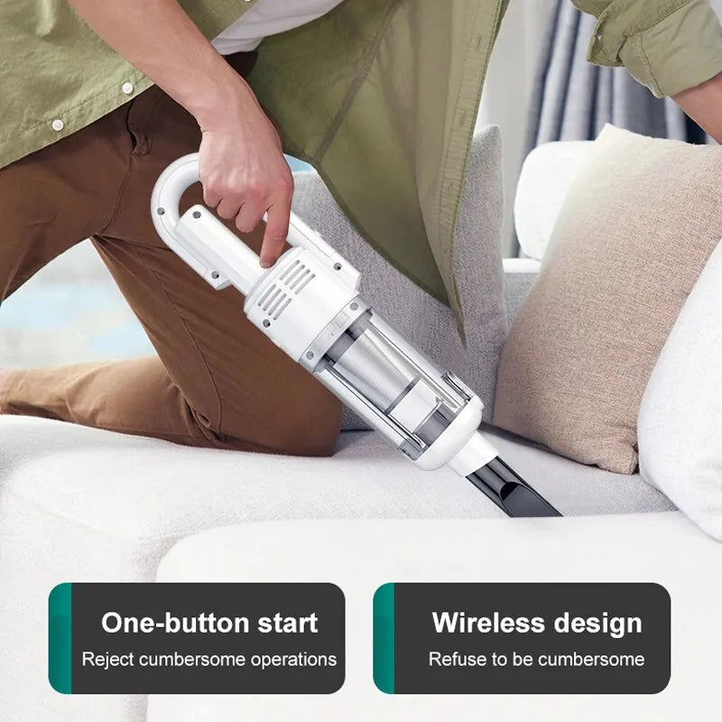 Multifunctional Handheld Vacuum Cleaner Powerful Suction HEPA Filter Wireless Vacuum Cleaner for Car Floor Household
