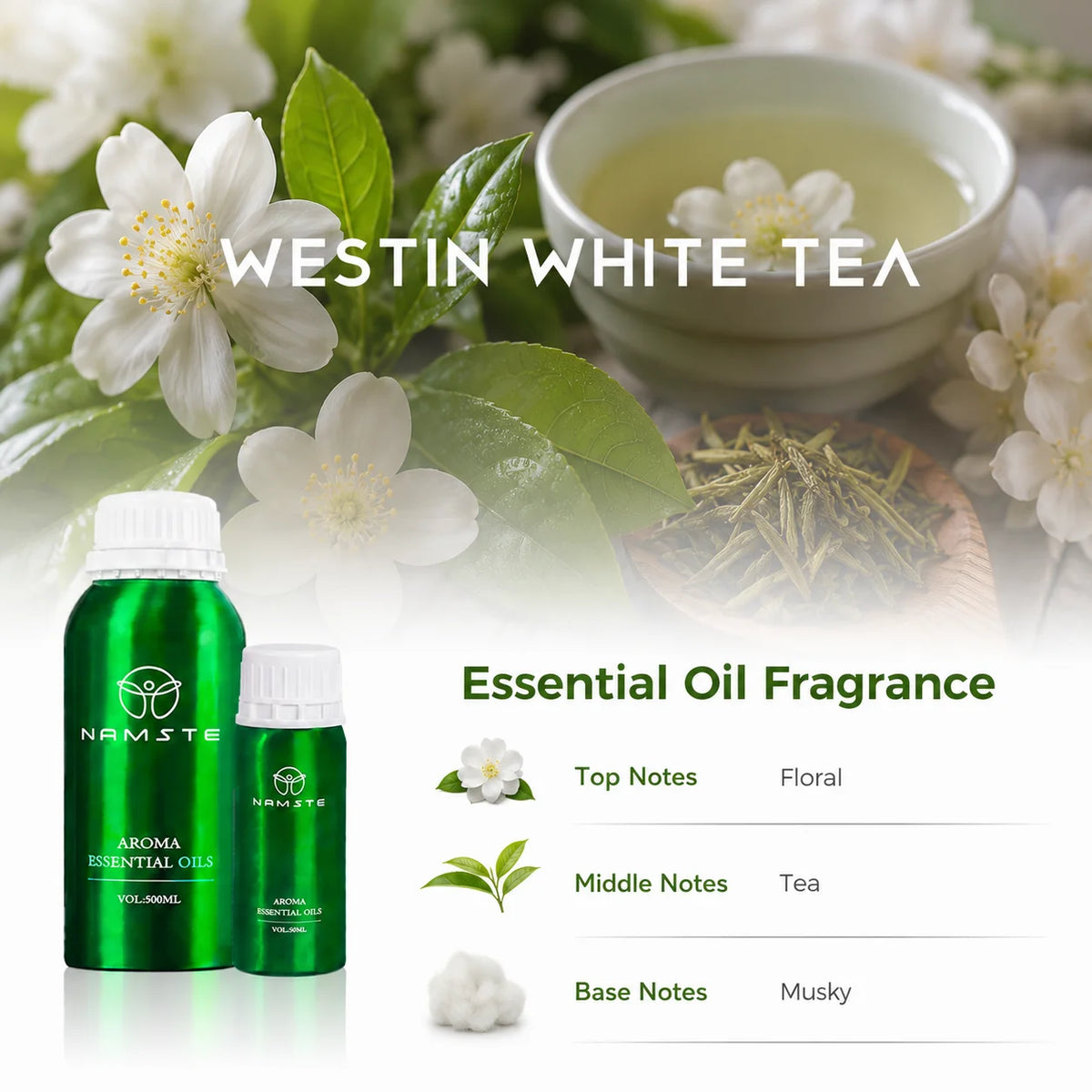 NAMSTE 100ML Top Perfume Hotel Essential Oils Room Fragrance Oils Home Flavoring Aroma Diffuser Essential Oil Jasmine Luxury