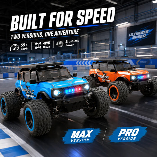 ZNLYRION SG201MAX PRO1:20 4WD RC Car 40KM/H Brushed or 55KM/H Brushless Full Proportional Remote Control Truck with LED Lights Independent Suspension Metal Drive Shaft